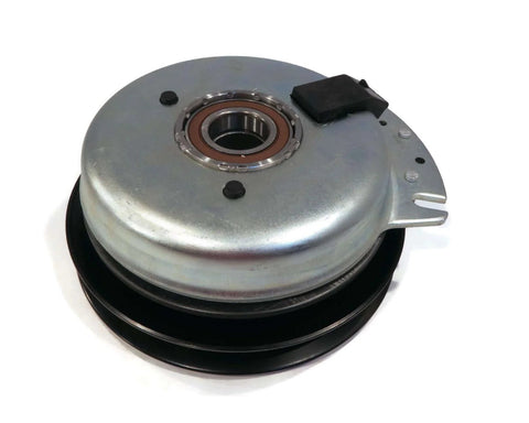 Electric PTO Clutch fits Kutbota K3811-10130, K381110130, K3811-10132, K381110132, metal construction, side view, pulley visible