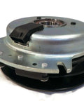 Side view of Electric PTO Clutch fits Kutbota K3811-10130, K381110130, K3811-10132, K381110132 with pulley and harness.