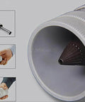 Electric Reamer For Copper Tubes 6mm To 35mm Chamfer Deburr Tool With Internal And External Chamfering Convertible Head shown in use