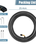 Inner Tire,10x2.125 Inner Tube for Electric Scooter Tire Replacement Wheels with 0° Valve Stem for 10inch Tires, packing list