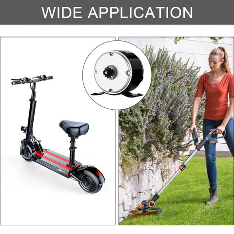 Wide application of Small Brushed Permanent Magnet Electric Motor for E Scooter Drive Speed Control 24V 350W 3000RPM