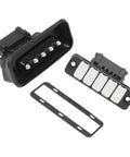 Sliding Door Contact Switch For Sprinter 1500 2500 3500 3500XD 2019-2024 And Metris Cargo 2017-2023, Electric Sliding Door Sensor Plate Replaces 9078213000 9078213100 6398200654 A6398200654 A9078213000, 5 Pin, showing contact plates and connector.