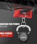 Close-up of the 8 Inch Electric Glass Vacuum Suction Cup Lifter holding a 200kg weight, showcasing industrial strength.