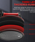 Exploded view of thickened rubber layers on Glass Suction Cups Electric Vacuum Lifter for enhanced suction and durability.