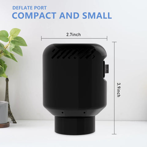 Electric Pump For Vacuum Storage Bags And Vacuum Sealer Bags Portable Air Pump For Quick Air Removal Compact Black Design