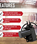 Features of Electric Vacuum Pump For Diesel Trucks That Need Beefed Up Vacuum For Brakes, Air Conditioning And 4WD on display