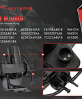 Electric Vacuum Pump For Ford F Series Super Duty And Dodge Ram With Bracket Compatible 1999 2010 shown with part numbers