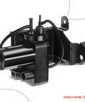 Electric Vacuum Pump Compatible With Ford F Series Super Duty And Dodge Ram Trucks 1999 To 2010, replacement part shown.