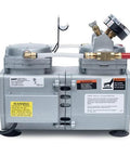 Beast High Capacity Electric Vacuum Pump With Gauge And Regulator For Industrial And Lab Use 2.2 CFM 25.5 Hg 60 Psi 115V