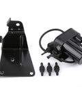 Electric Vacuum Pump Replacement For Ford Diesel HVAC And 4WD Fits Excursion F250 F350 shown with mounting bracket