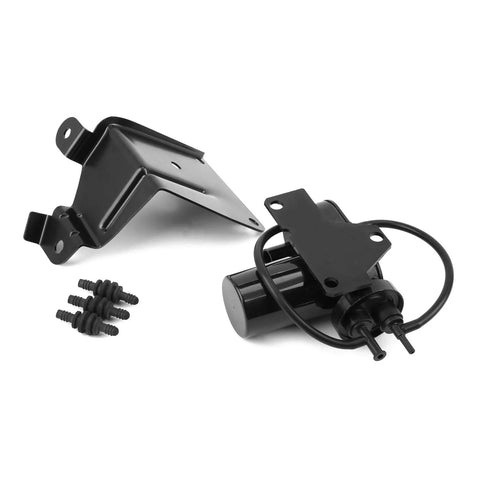 Electric Vacuum Pump Replacement For Ford Diesel HVAC And 4WD Fits Excursion F250 F350 F450 And Dodge Ram 2500 3500 904214 6C3Z2A451A 4C3Z2A451BA Direct Fit Plug And Play OEM Quality Vacuum Pump with mounting bracket and screws
