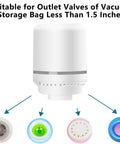 Electric Vacuum Pump For Bags Portable Quick Air Removal outlet valve compatibility display