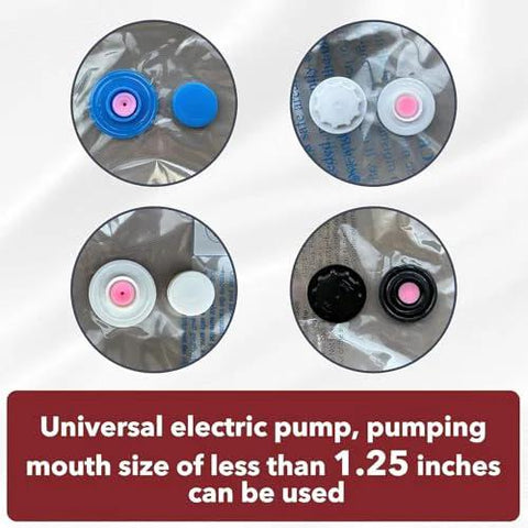 Universal valves for Powerful Electric Air Pump For Vacuum Storage Bags Space Saver For MEIQIHOME Bags Only