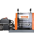 Automatic Electric Wire Stripping Machine 60W with Visible Stripping Depth Reference, featuring six round channels and one flat channel.