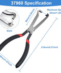 Electrical Disconnect Pliers Set For Cars And Auto Repairs, Must Have Pro Grade Fuel Line Tool Kit For Push Tab Connectors