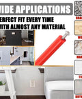 195 Pieces Electrical Outlet Extender Kit, 105 Red Outlet Screw Spacers, and 90 Flat Head Screws with wide application materials