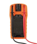 Back view of Digital Multimeter showing leads and battery compartment, part of Electrical Test Kit with Digital Multimeter, Non-Contact Voltage Tester
