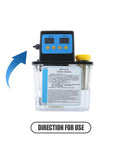 Pro-Grade Automatic Electromagnetic Lubrication Pump for CNC Routers and Engravers, 220V, clear casing with digital display