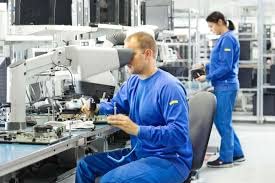 Technicians in Level 3 ESD Lab Jacket For Cleanrooms And Electronics Work Light Blue 4XL Anti Static Full Sleeve Coat
