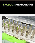 Open case view of 32 In 1 Precision Electronics Screwdriver Set with 30 heads and 2 accessories, showcasing steel bits for electronics maintenance.