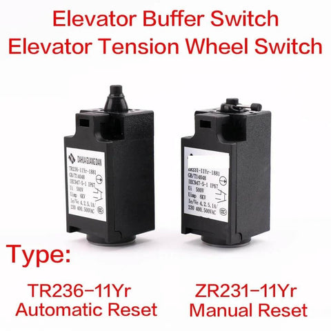 Elevator Speed Limiter Buffer Tension Wheel Switch With Manual Reset And Automatic Reset TR236 11Yr ZR231 11Yr IEC 947 5 1