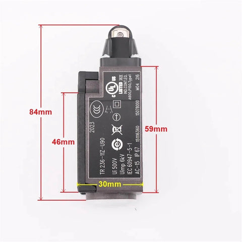 Built Tough Elevator Speed Limiter Buffer And Tension Wheel Switch With Manual Reset And Automatic Reset Model TR236 11Z U90