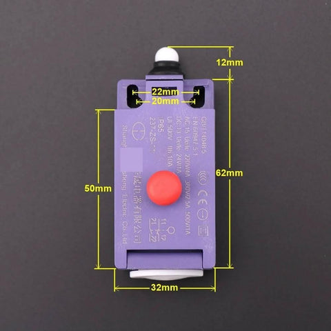 Single Piece Elevator Speed Limiter Buffer Tension Wheel Switch With Manual Reset And Automatic Reset Model 237 ZS 11 Without Wheel