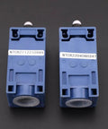 Two blue elevator speed limiter buffer switches for CR400-NZ CR400-NF, part of Beefy One Piece Elevator Speed Limiter Buffer Tension.