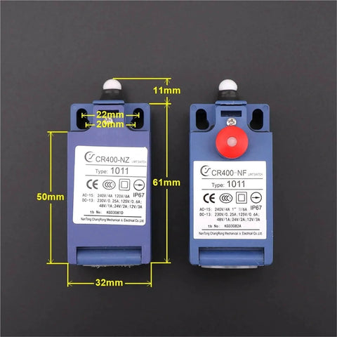 Built Tough Heavy Duty Elevator Speed Limiter Buffer Wheel Switch With Manual And Automatic Reset front view