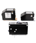 Elevator Speed Limiter Safety Switch Electromagnetic KG115-02 KG115-03 EL-1375, black, heavy-duty, front and side view
