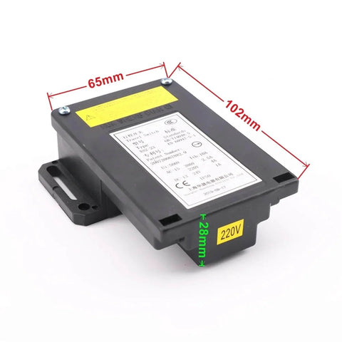 Elevator Speed Limiter Travel Switch Solenoid Valve XS1 23 Single Contact AC220V shown with dimensions