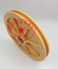 Side view of Speed Limiter Tensioner For Elevators 3300AP GBP 839317 Diameter 200x19x6201, heavy-duty replacement part
