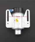 Front view of 1 Piece Elevator Speed Limiter Travel Switch With AC Electromagnet XS1-25 showing 72mm width on metal casing.