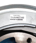 Close-up view of One Piece Elevator Speed Limiter Wheels Accessory Kit, model TAA446T102, labeled for elevator systems.