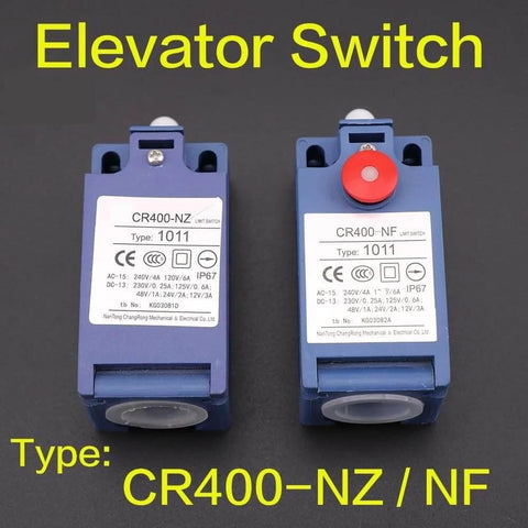 Beefy One Piece Elevator Speed Limiter Buffer Tension Wheel Switch With Manual Reset Or Automatic Reset For CR400-NZ CR400-NF Elevator Systems, Heavy Duty Safety Control Accessory For Smooth Rides, Easy Reset Plug-And-Play Ready