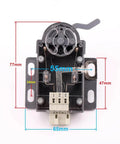 Front view of Elevator Speed Limiter Reset Switch And Safety Travel Switch Compatible With TAA177AH1 AH2 DEA4002596A DEA4002596B One Piece Durable Electrical Switch For Elevator Control System