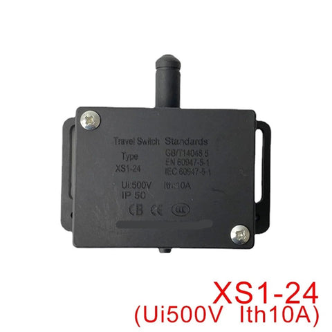 Elevator Travel Switch XS1-24 Pro-Grade 220V 24V Machine Room-Less Speed Limiter Black Limit Switch 1 Piece Front View