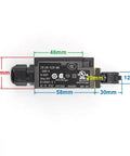 Pro Grade Elevator Speed Limiter Safety Reset Switch For Z3K 236-02ZR-M16 60947-5-1 Systems with dimensions and labels