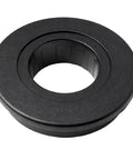Pedal Arm Bushing Spacer Replacement for Elliptical Machines with Plastic Sleeve Bearing Insert, shown in black, OEM-Quality Part