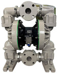 Front view of EMAGENE Air Operated Double Diaphragm Pump2 inch Inlet/Outlet Pneumatic Waste Oil Transfer Pump for Chemical DN50 172GPM