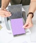 Using All In One 6 Inch Die Cutting And Embossing Machine Starter Kit for embossing cardstock with a 3D embossing folder.