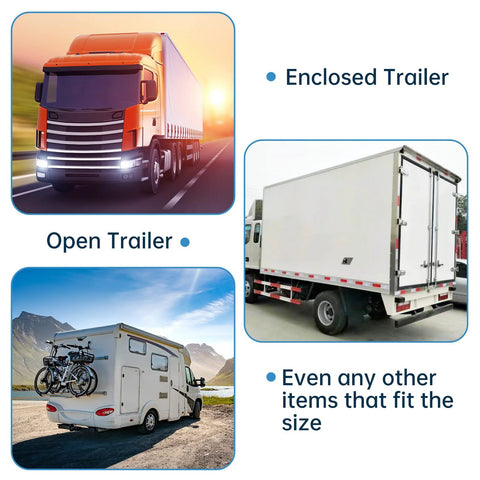 Different trailer types including enclosed and open for use with Trailer Hasp Lock With Keeper For Cargo Enclosed Race Car Hauler Doors Theft Resistant Bar Lock Latch Fits Standard Bar Locks 1-1/4 Inch Wide By 5-5/8 Inch Long 5/16 Inch Holes Heavy Duty