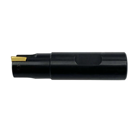 Indexable End Mill Holder With Gold Coated APMT1135PDER Carbide Inserts, 90 Degree Square Shoulder Milling Arbor, Three Quarter Inch Shank