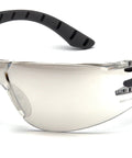 Endeavor Plus Safety Glasses with wraparound lens and brow guard, showcasing lightweight design and side protection.