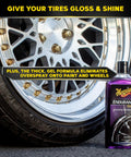 Endurance Tire Gel 16 Oz Purple For A Lasting Gloss Finish, Deep Black And Clean Tires, Weather-Resistant Shine, Non-Run Gel Formula That Prevents Runs And Drips, Premium Car Care Gift For Tire Enthusiasts