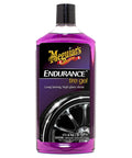 Endurance Tire Gel 16 Oz Purple For A Lasting Gloss Finish, Deep Black And Clean Tires, Weather-Resistant Shine, Non-Run Gel Formula That Prevents Runs And Drips, Premium Car Care Gift For Tire Enthusiasts bottle.