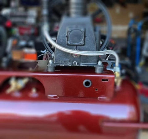 Shopready Rubber Shock Absorber Set Of Four Isolator Mounts M8 Anti Vibration Silentblock installed on machinery base