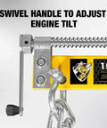 Engine Load Leveler 1500 Lb Capacity For Steel Engine Hoists And Shop Cranes With Adjustable Handle