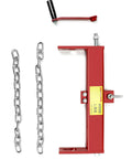 Engine Load Leveler 4000 Lbs Capacity, Heavy Duty Steel Hoist Leveler With Two Chains For Engine Handling And Positioning