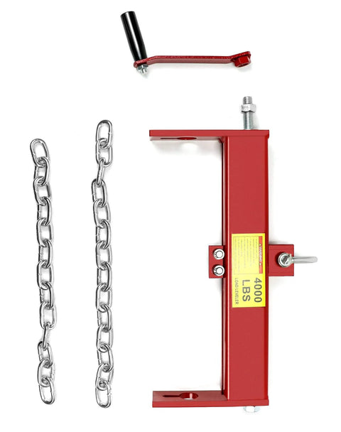 Engine Load Leveler 4000 Lbs Capacity, Heavy Duty Steel Hoist Leveler With Two Chains For Engine Handling And Positioning